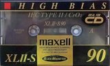 Compact Cassette Maxell XLII-S 90 Type II Chrome 1994 Europe