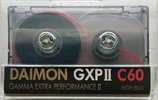 Compact Cassette Daimon GXP II 60 Type II Chrome 1982 Germany