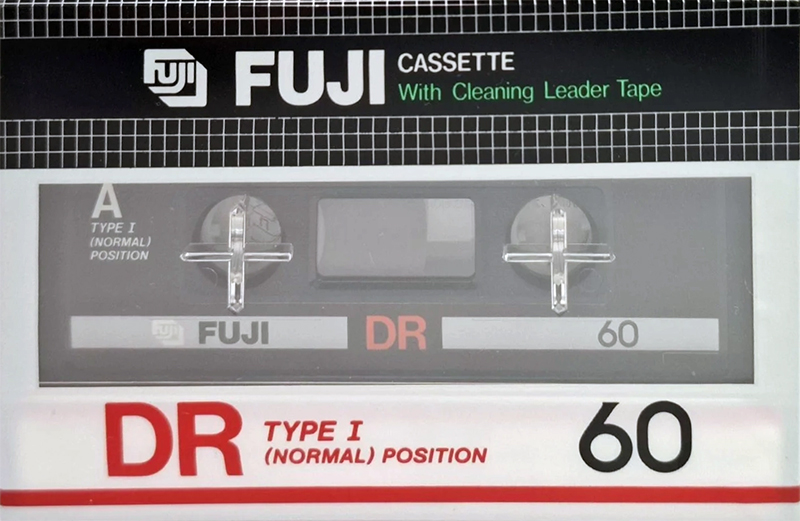 Compact Cassette Fuji DR 60 Type I Normal 1982 Japan