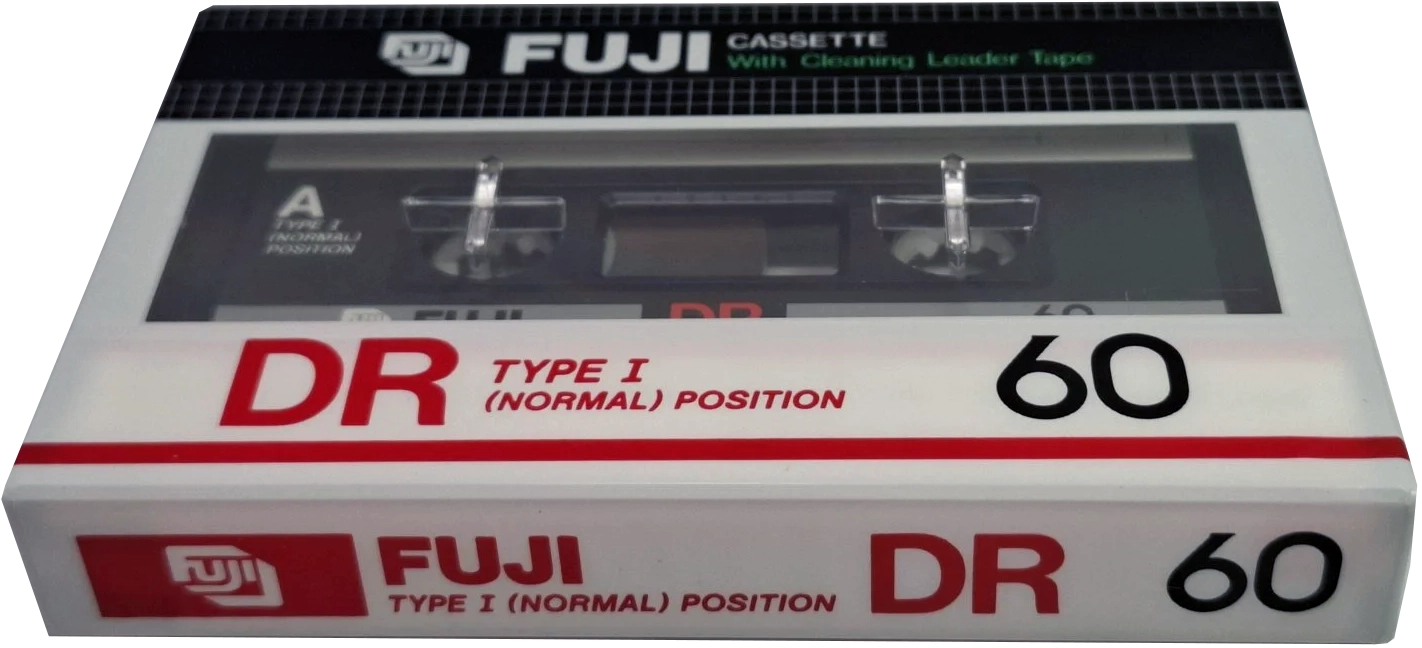 Compact Cassette Fuji DR 60 Type I Normal 1982 Japan