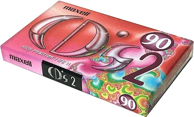 Compact Cassette Maxell CD`s II / CD`s 2 90 "CDS2-90L" Type II Chrome 1997 Japan