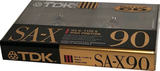 Compact Cassette TDK SA-X 90 Type II Chrome 1991 North America