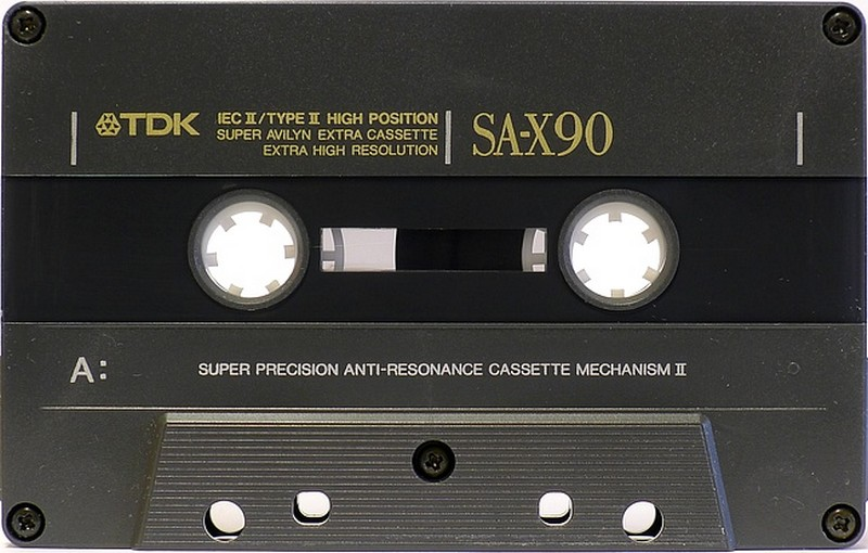 Compact Cassette TDK SA-X 90 Type II Chrome 1991 North America