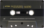 Compact Cassette TDK SA-X 90 Type II Chrome 1991 North America