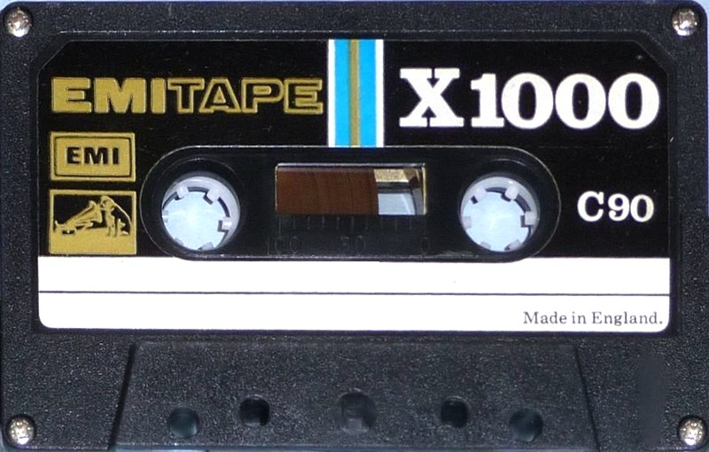 Compact Cassette:  EMITAPE - X1000 90