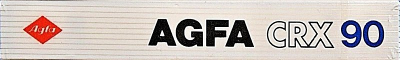 Compact Cassette AGFA CRX 90 Type II Chrome 1985 Europe