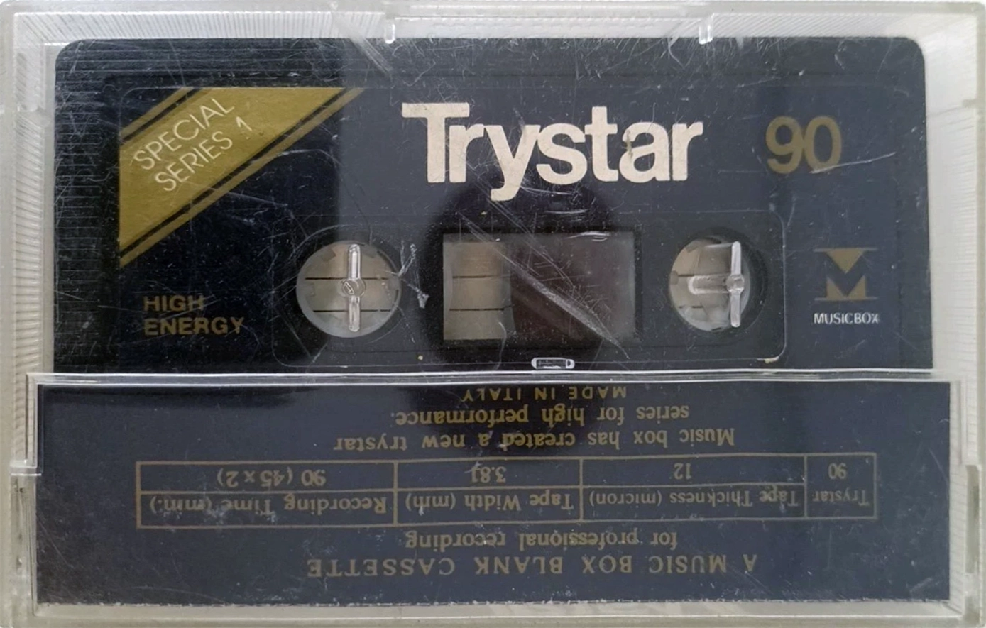 Compact Cassette Trystar Musicbox 90 "Special series 1" Type I Normal Italy
