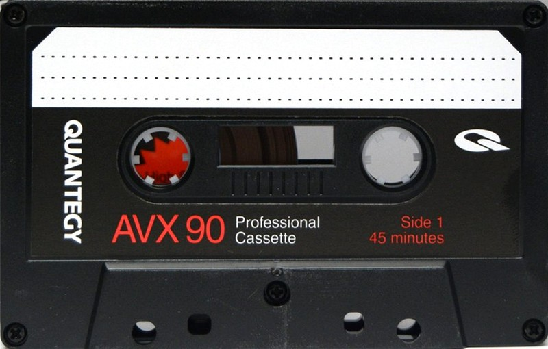 Compact Cassette Quantegy AVX 90 Type I Normal 1996 USA