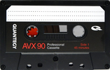 Compact Cassette Quantegy AVX 90 Type I Normal 1996 USA