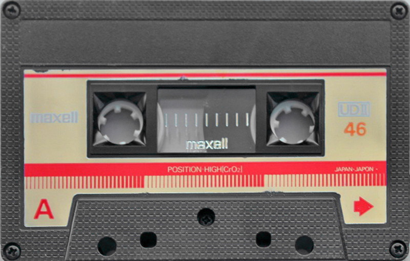 Compact Cassette Maxell UDII / UD2 46 Type II Chrome 1985 Japan
