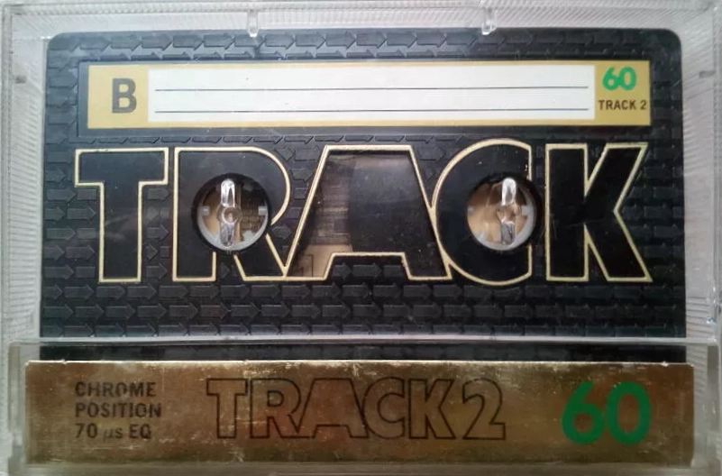 Compact Cassette Track Track 2 60 Type II Chrome 1982 Sweden