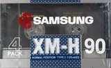 4 pack Samsung XM-H 90 Type I Normal 1988 South Korea