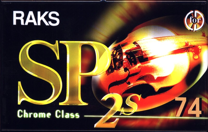 Compact Cassette RAKS SP 2s 74 Type II Chrome 1998 Europe
