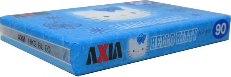 Compact Cassette AXIA Hello Kitty 90 "HK2A BL 90" Type II Chrome 1999 Japan