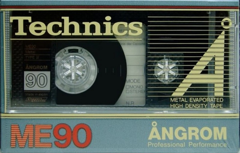 Compact Cassette Technics ME 90 "RT-90ME" Type IV Metal 1985 Europe