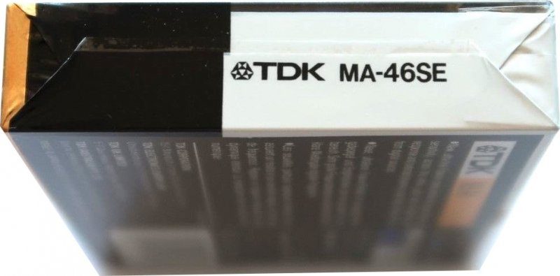 Compact Cassette TDK MA 46 "MA-46SE" Type IV Metal 1990 Europe