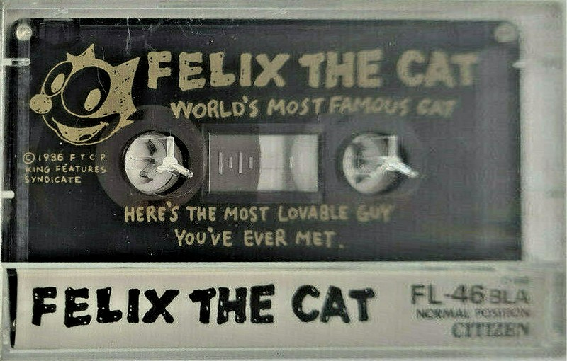 Compact Cassette Citizen Felix The Cat 46 "FL-46BLA" Type I Normal 1986 Japan