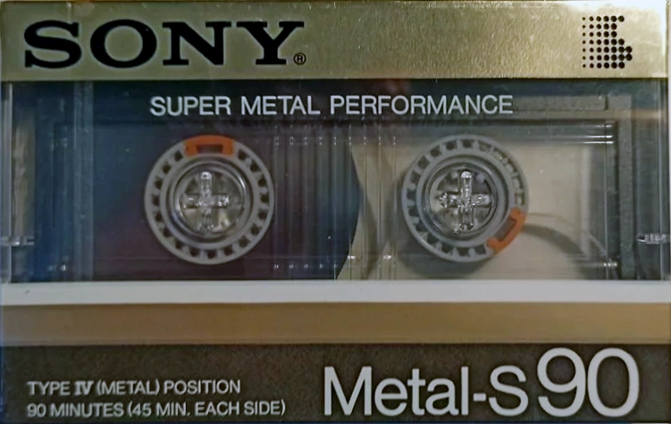 Compact Cassette Sony Metal-S 90 Type IV Metal 1985 Japan