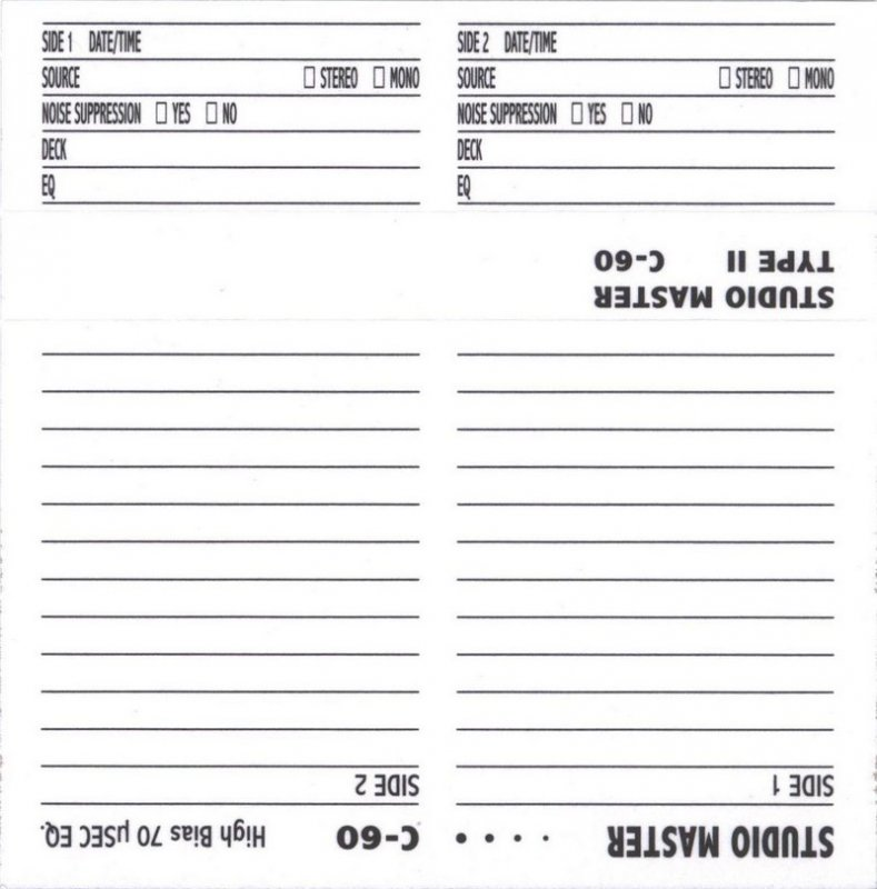 Compact Cassette NAC 60 "799" Type II Chrome 2021 USA