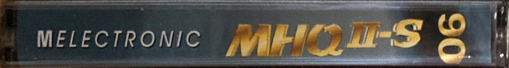 Compact Cassette Melectronic MHQ II-S 90 Type II Chrome 1996 Switzerland