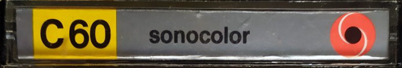 Compact Cassette Sonocolor 60 Type I Normal 1982 Europe
