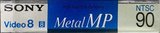 Video8, Hi8, Digital8 Sony MP 90 "Video8 P6-90MP" Type IV Metal North America