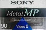 Video8, Hi8, Digital8 Sony MP 90 "Video8 P6-90MP" Type IV Metal North America