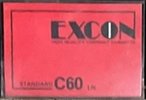 Compact Cassette Excon 60 Type I Normal Unknown Country