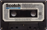 Compact Cassette Scotch "Wet head cleaner" Cleaning Cassette 1994 Europe