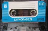 Compact Cassette Pioneer 30 "ST-152" Demonstration Tape 1976 Japan