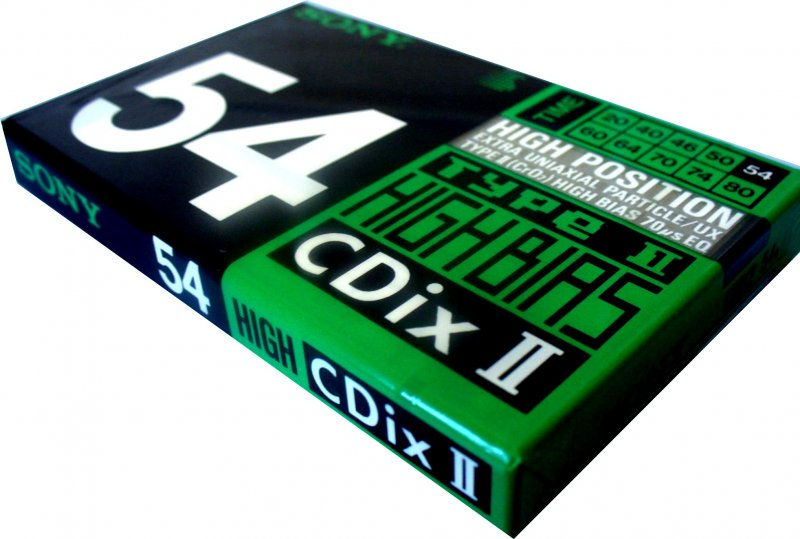 Compact Cassette: Sony  - CDix II 54