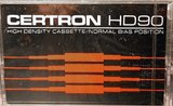 Compact Cassette Certron HD 90 Type I Normal 1980 USA