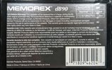 Compact Cassette Memorex dB 90 Type I Normal 1994 North America