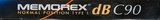 Compact Cassette Memorex dB 90 Type I Normal 1994 North America