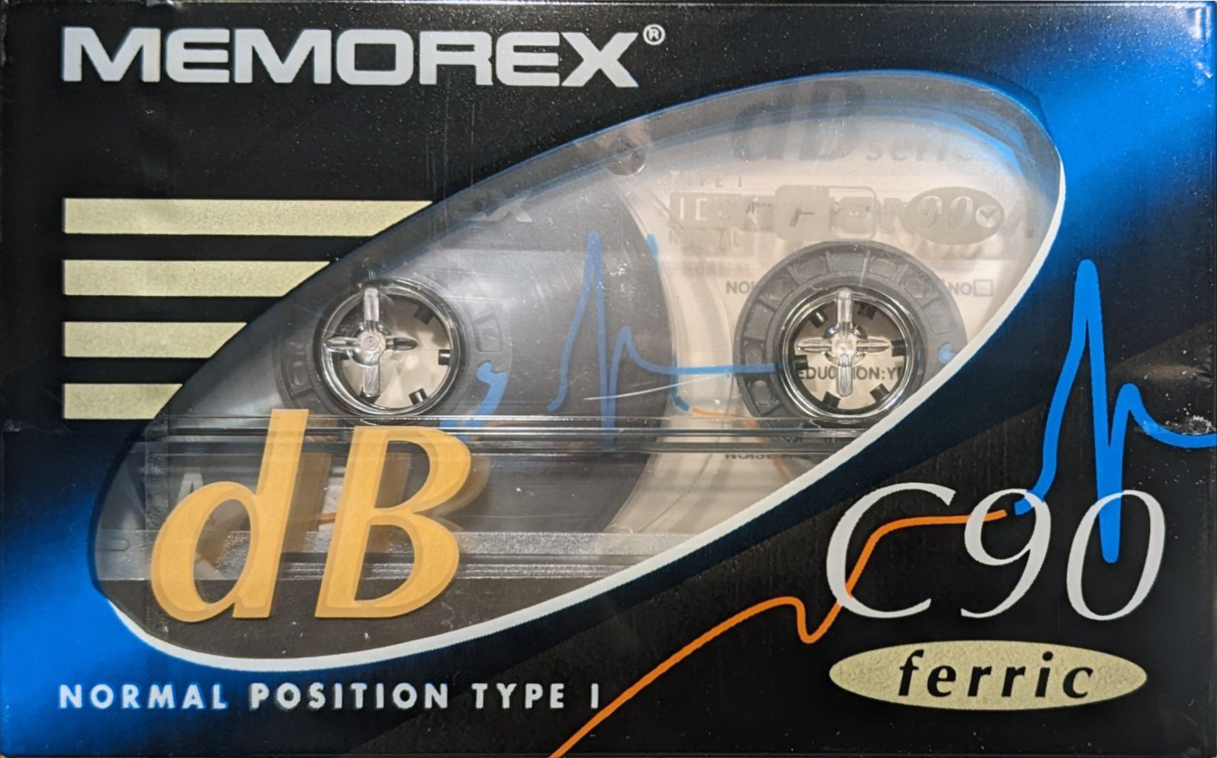 Compact Cassette Memorex dB 90 Type I Normal 1994 North America