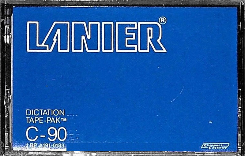 Compact Cassette: Unknown Lanier -  90