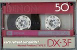 cover of Cassette Denon DX-3F Type I Normal