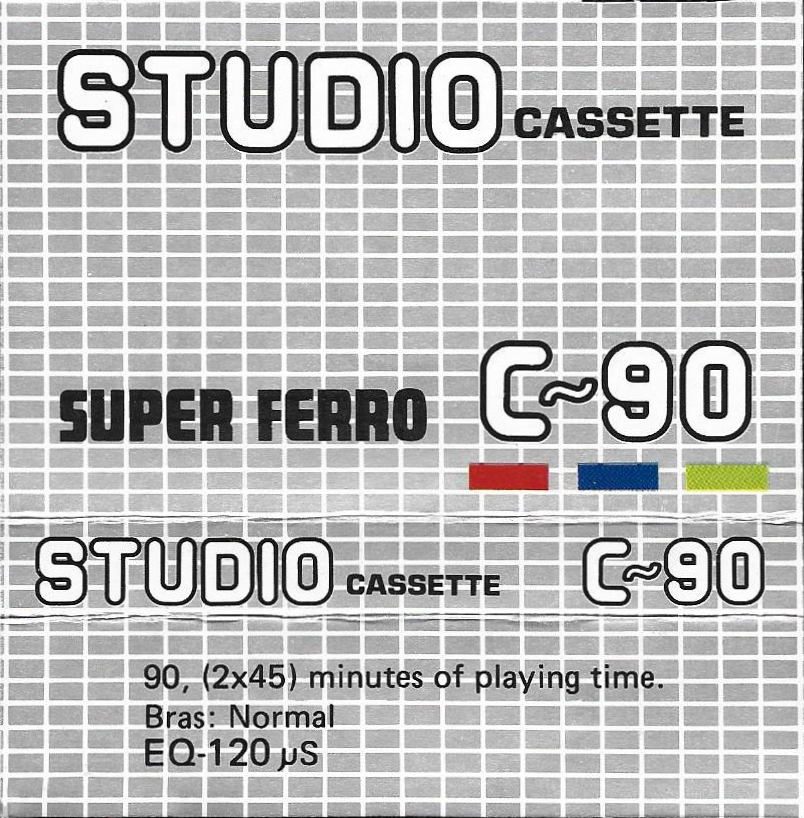 Compact Cassette Studio 90 Type I Normal 1981 Unknown Country