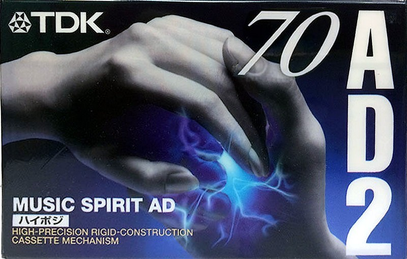 Compact Cassette TDK AD2 70 "AD2-70S" Type II Chrome 1997 Japan