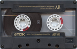 Compact Cassette TDK AR 90 "AR90" Type I Normal 1988 North America