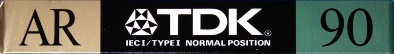 Compact Cassette TDK AR 90 "AR90" Type I Normal 1988 North America