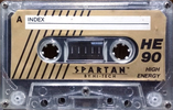 Compact Cassette Spartan 90 Type I Normal 1990 China