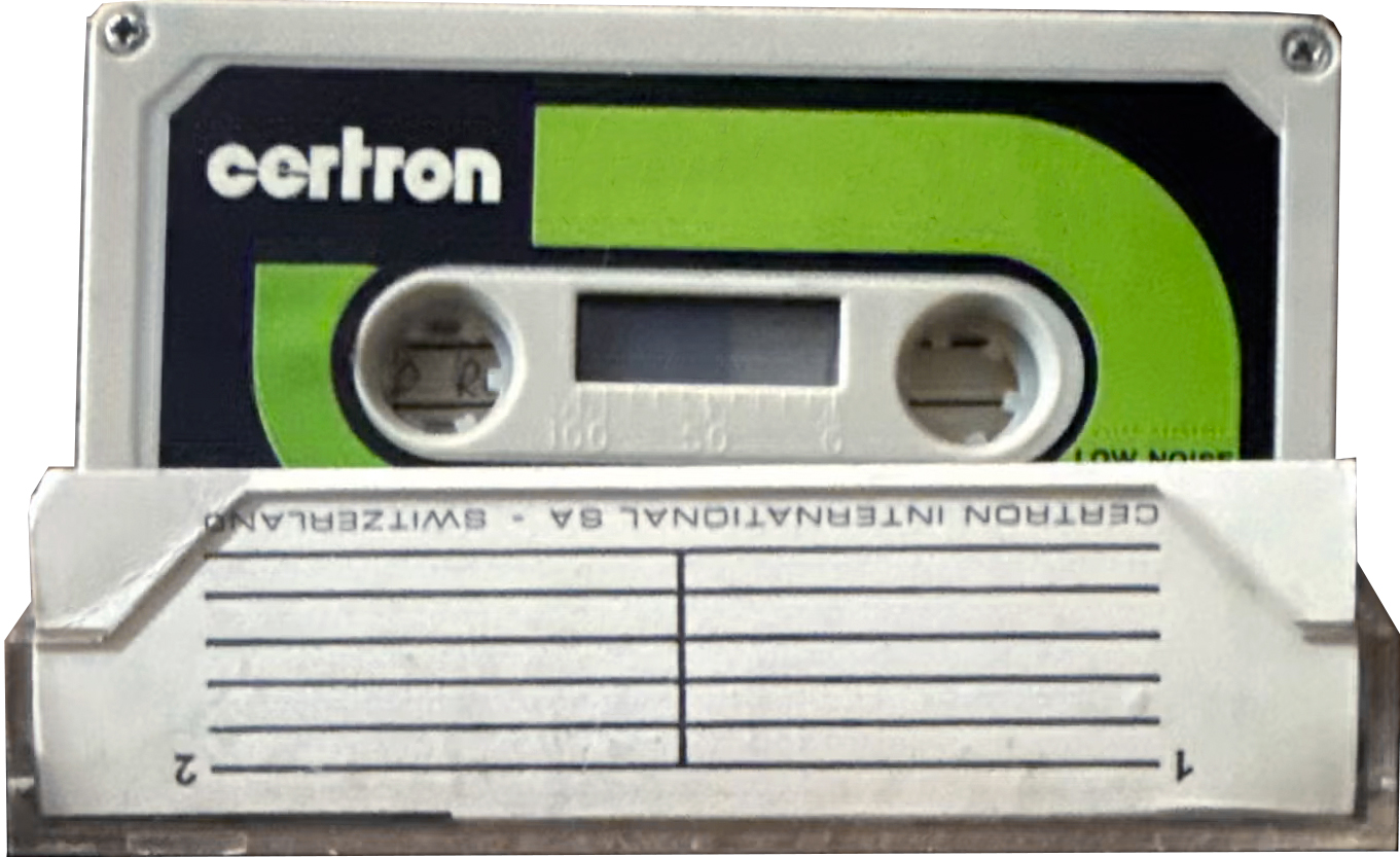 Compact Cassette Certron 60 Type I Normal 1970 USA