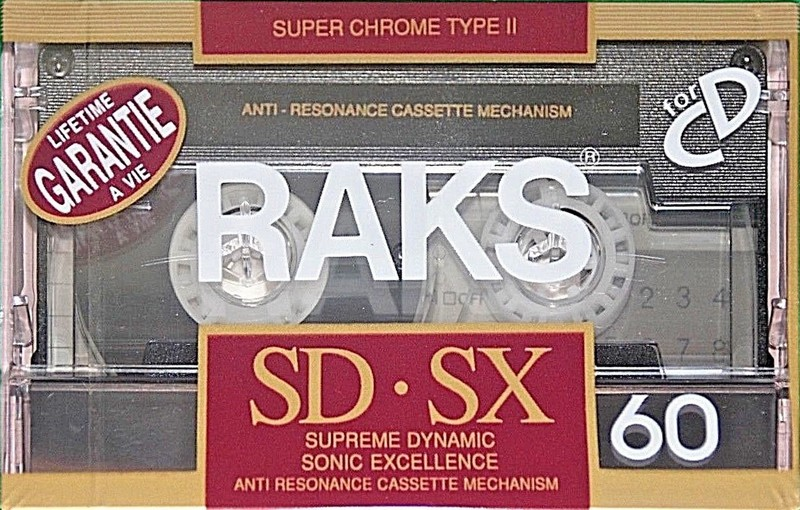 Compact Cassette: RAKS  - SD-SX 60