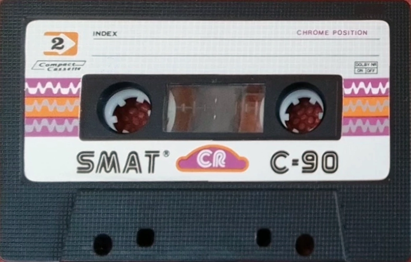 Compact Cassette Smat CR 90 Type II Chrome 1982 Europe
