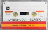 Compact Cassette Classic Dynamic 90 Type I Normal 2019 Worldwide