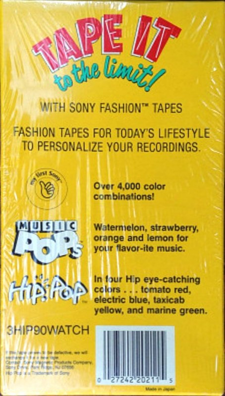Promo Sony Hip-Pop 46 Type I Normal 1988 Japan