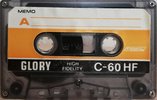 Compact Cassette Glory 60 "C.K. 1951" Type I Normal Unknown Country