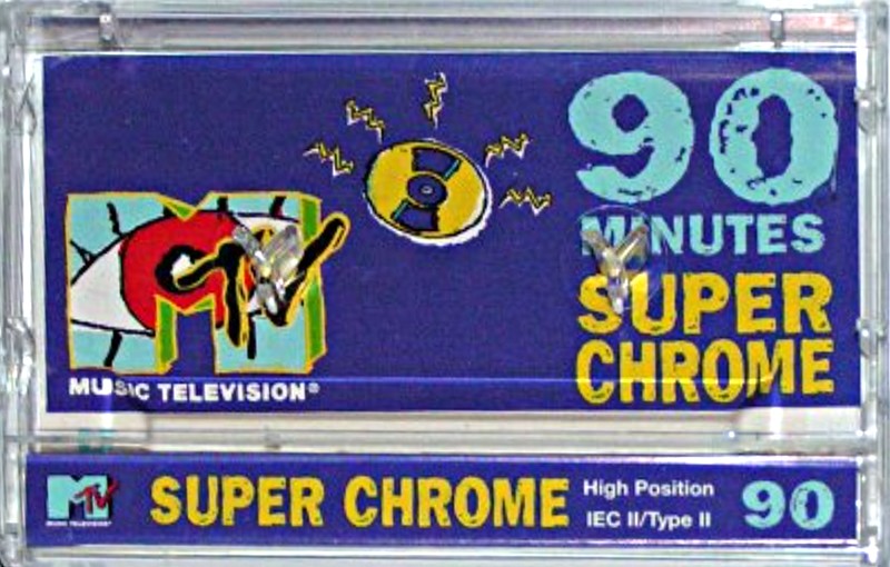 Compact Cassette MTV 90 Type II Chrome 1997 Europe