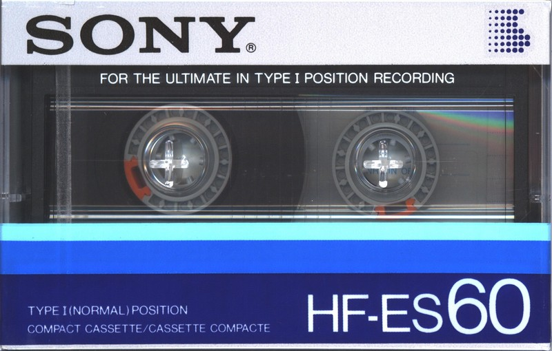 Compact Cassette Sony HF-ES 60 Type I Normal 1985 Europe
